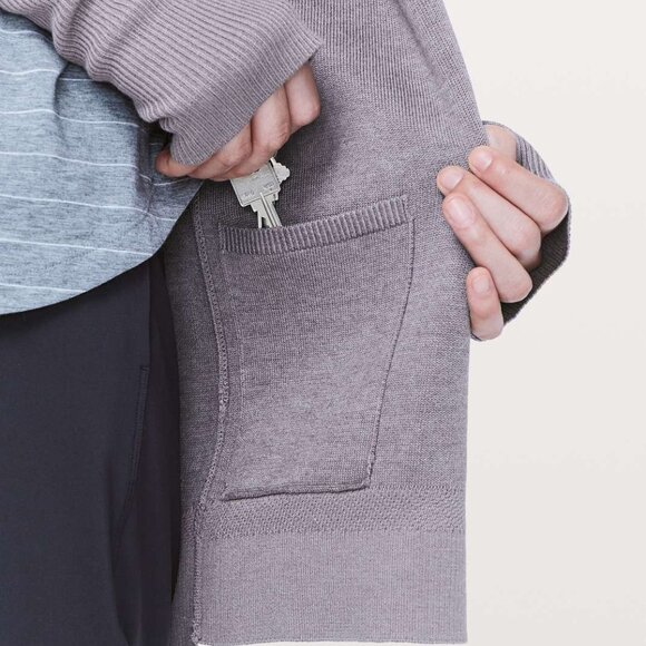 Lululemon City Street Cardigan Light Purple Small - Picture 4 of 10